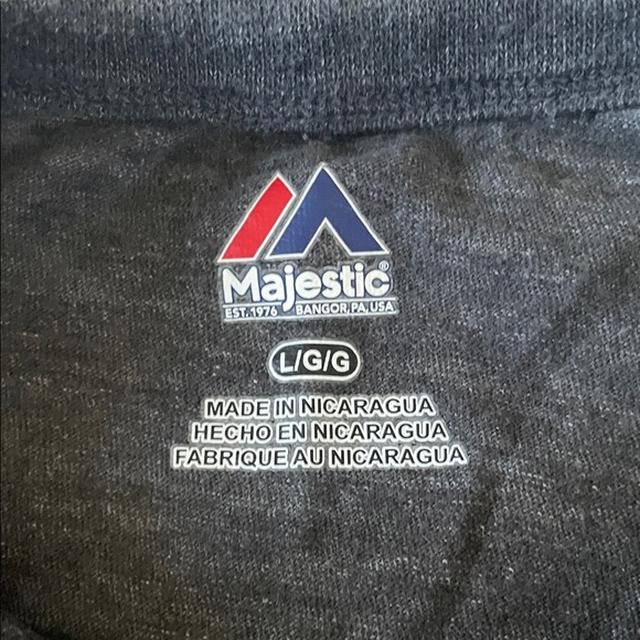 Riders Charcoal Gray Raiders Tee-L - Picture 3 of 3